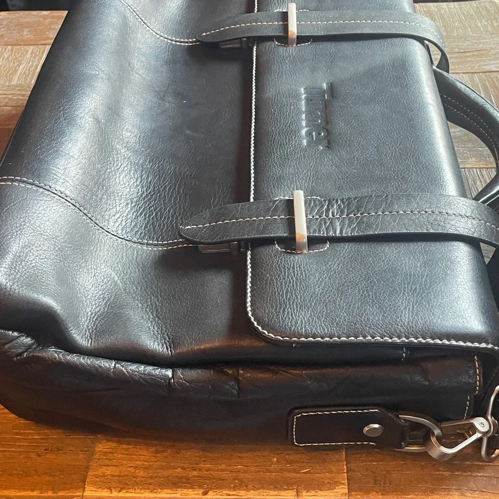 Bellino Branded Leather Messenger Bag Briefcase🖤